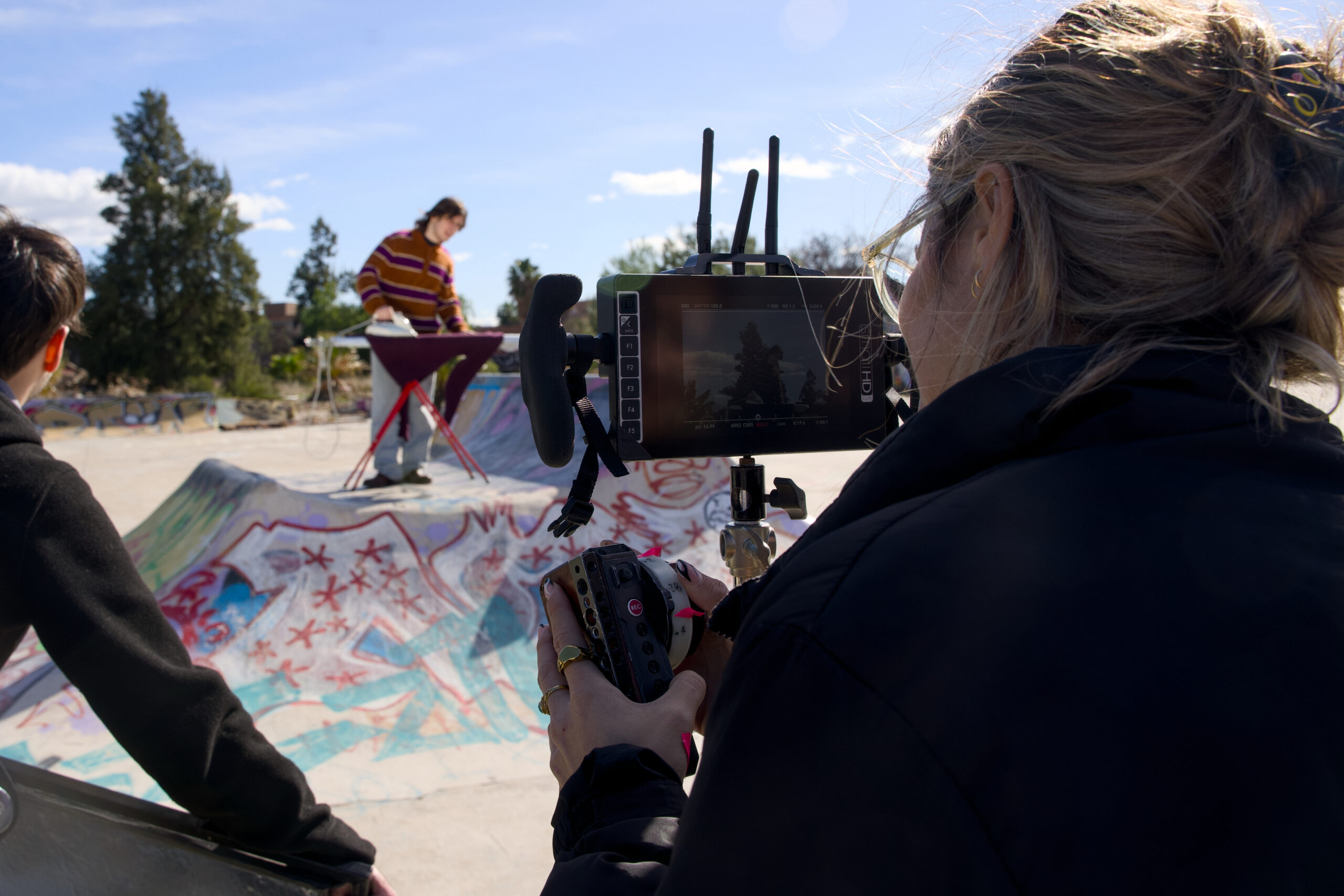 Equipo REC VISUAL en rodaje